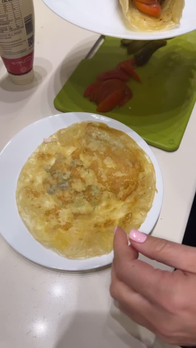 מלאווח דפי אורז עם ביצה