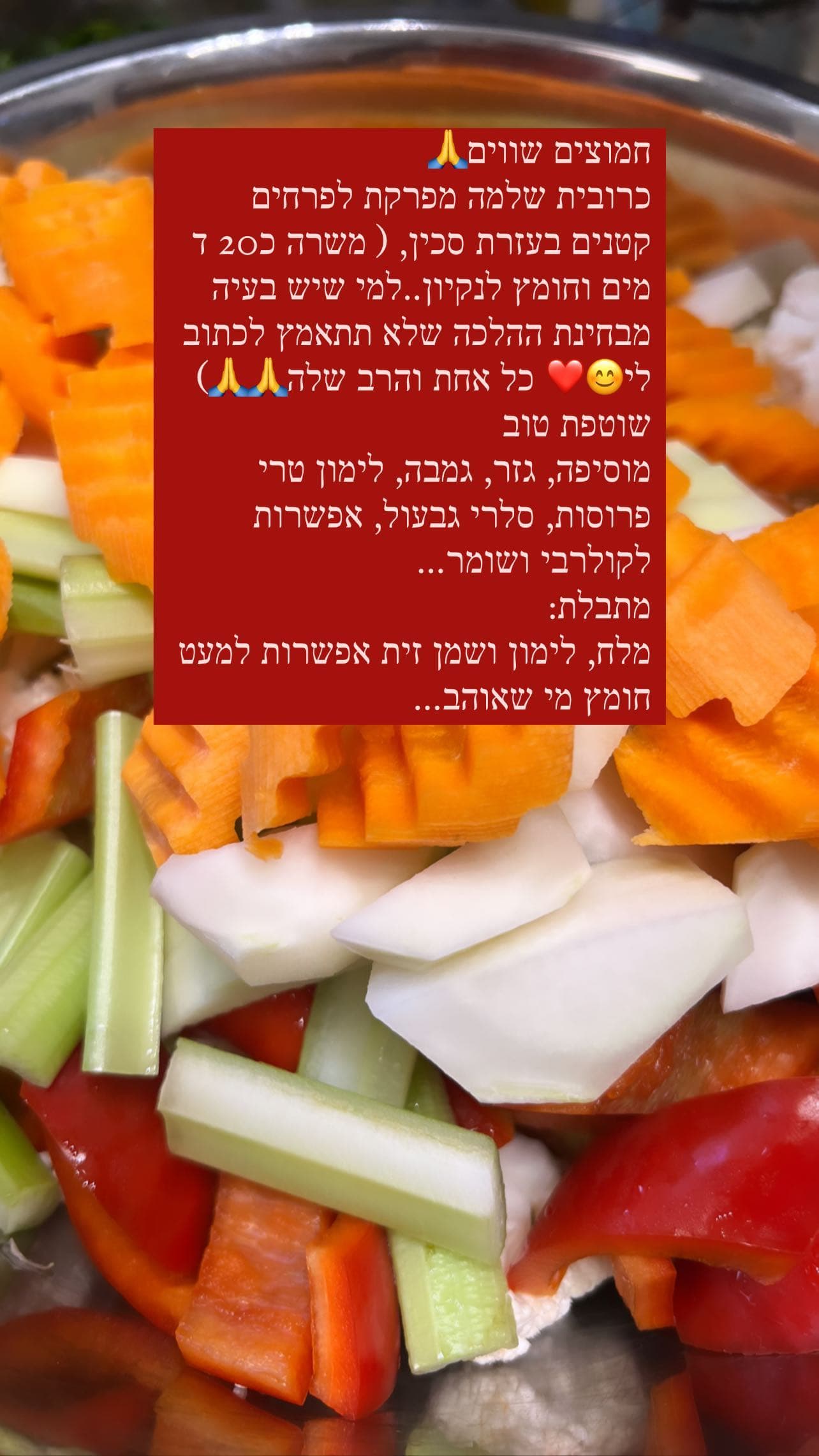 חמוצים שווים (ירקות בחומץ)