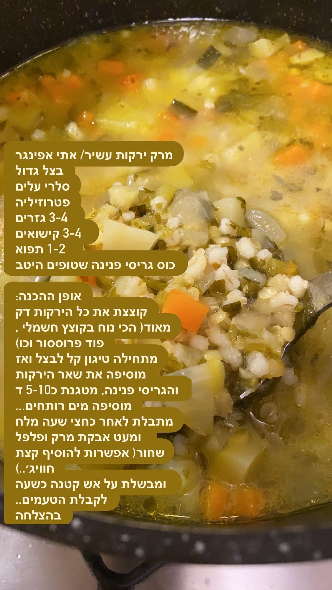 מרק ירקות עשיר / אתי אפינגר