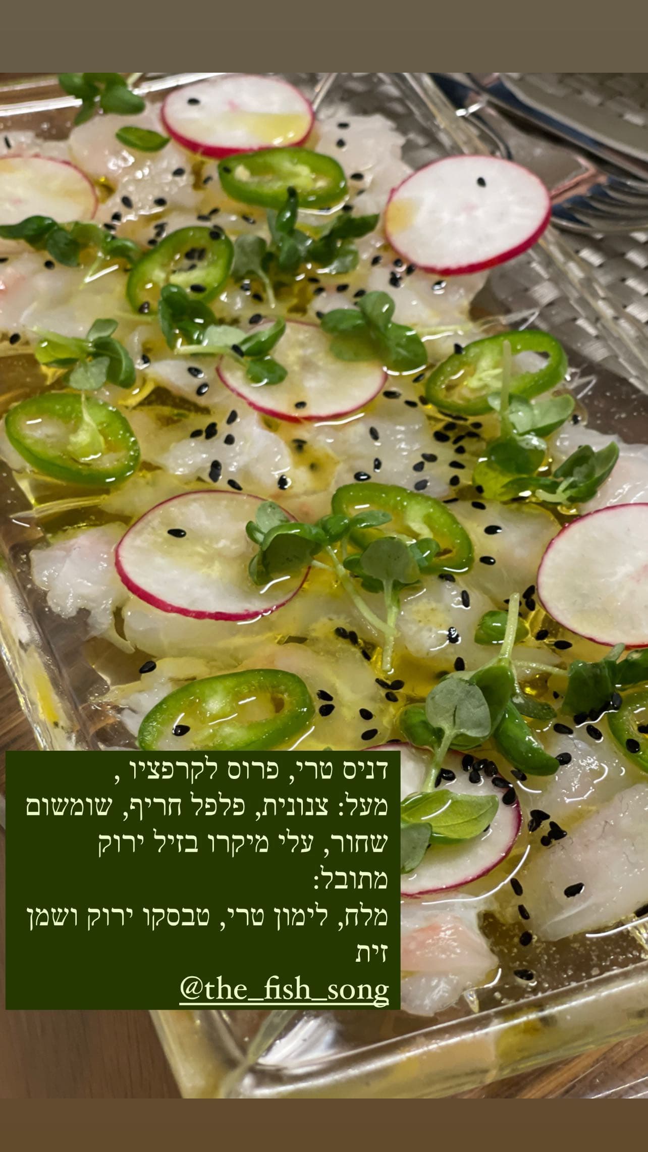 דניס טרי לקרפצ'יו