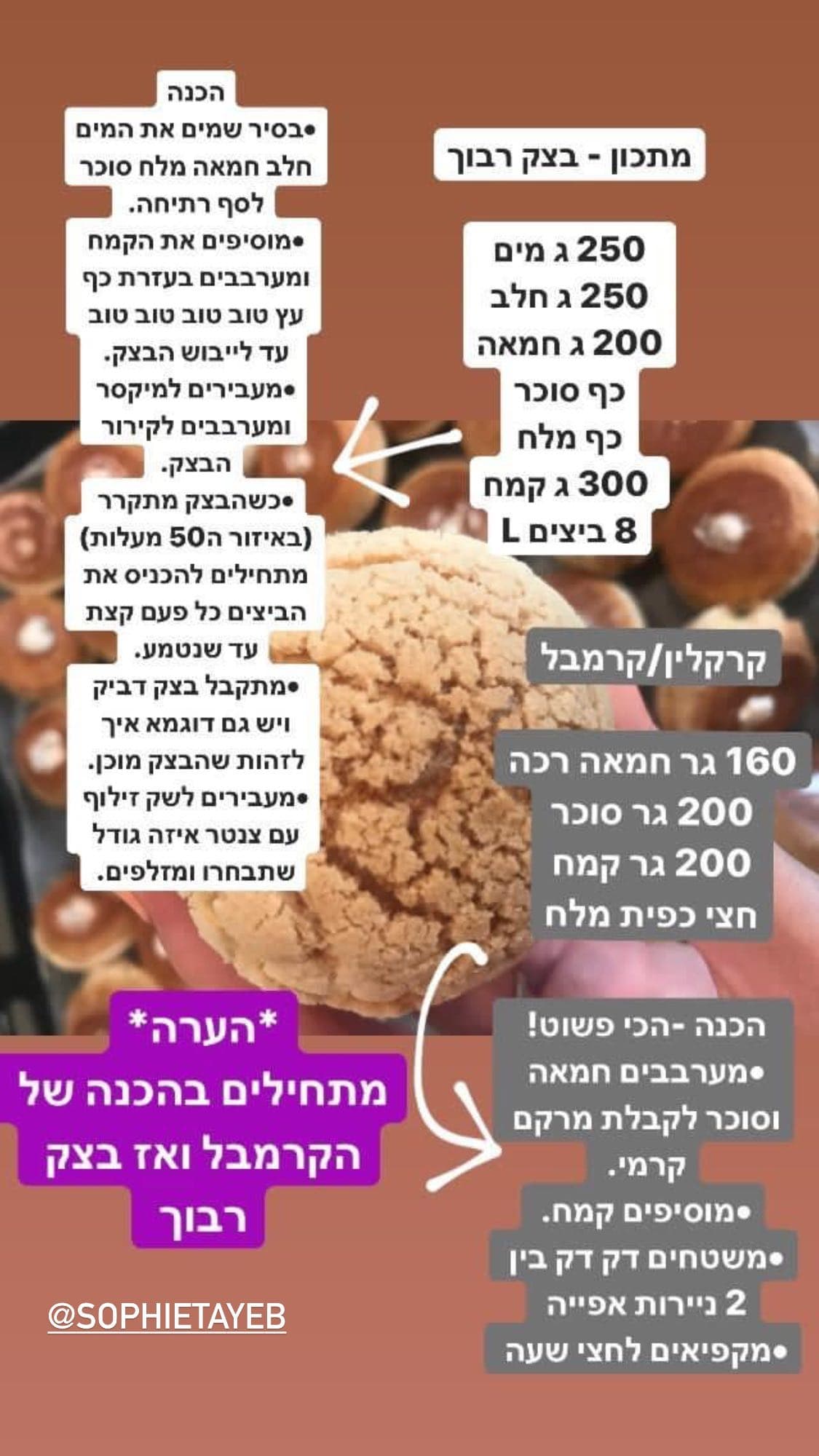 פחזניות / קרקלין עם בצק רבוך